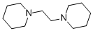 structure of CAS# 1932-04-3, 1,2-Dipiperidinoethane;1-[2-(1-Piperidyl)Ethyl]Piperidine;1-(2-Piperidinoethyl)Piperidine;1,1'-(1,2-Ethanediyl)Bispiperidine