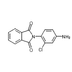 structure of CAS# 19348-53-9, 2-(4-Amino-2-Chlorophenyl)-1H-Isoindole-1,3(2H)-Dione;2-(4-Amino-2-chloro-phenyl)-isoindole-1,3-dione;MFCD00658249;A9345_SIGMA