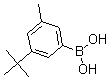 structure of CAS# 193905-93-0, [3-(1,1-Dimethylethyl)-5-Methylphenyl]-Boronic Acid;3-(Tert-Butyl)-5-Methylbenzeneboronic Acid;(3-TERT-BUTYL-5-METHYLPHENYL)BORONIC ACID;(3-T-BUTYL-5-METHYLPHENYL)BORONIC ACID