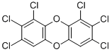 structure of CAS# 19408-74-3, 1,2,3,7,8,9-Hexachlorodibenzo-p-Dioxin;Hexachlorodibenzo-P-Dioxin;Mixture Of 1,2,3,6,7,8-Hxcdd And 1,2,3,7,8,9-Hxcdd;Hxcdd;1,2,3,7,8,9-Hexachlorodibenzo-P-Dioxin