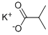 structure of CAS# 19455-20-0, 2-Methyl-Propanoic Acid Potassium Salt (1:1);Potassium Isobutyrate;Propanoic Acid, 2-Methyl-, Potassium Salt