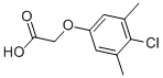 structure of CAS# 19545-95-0, 4-Chloro-3,5-Xylyloxyacetic Acid;2-(4-Chloro-3,5-Dimethyl-Phenoxy)Acetic Acid;2-(4-Chloro-3,5-Dimethyl-Phenoxy)Ethanoic Acid;Cbmicro_026145