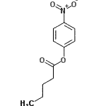 结构式 CAS# 1956-07-6, 4-硝基苯基戊酸酯