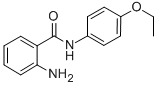 结构式 CAS# 19562-43-7, 2-氨基-N-(4-乙氧基-苯基)-苯甲酰胺