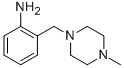 structure of CAS# 19577-84-5, 2-[(4-Methyl-1-Piperazinyl)Methyl]-Benzenamine;2-(4-METHYL-PIPERAZIN-1-YLMETHYL)-PHENYLAMINE;2-[(4-Methylpiperazin-1-Yl)Methyl]Aniline 97%;2-[(4-METHYLPIPERAZIN-1-YL)METHYL]ANILINE