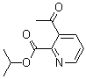 structure of CAS# 195812-68-1, 3-Acetyl-2-Pyridinecarboxylic Acid 1-Methylethyl Ester;3-Acetylpyridine-2-Carboxylic Acid Isopropyl Ester~Isopropyl 3-Acetylpicolinate;3-Acetylpyridine-2-Carboxylic Acid Isopropyl Ester;ISOPROPYL 3-ACETYLPYRIDINE-2-CARBOXYLATE