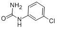 structure of CAS# 1967-27-7, 3-Chlorophenylurea;Bbv-027155;Zinc00394986;Nsc41826