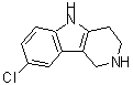 structure of CAS# 19685-84-8, 8-Chloro-2,3,4,5-Tetrahydro-1H-Pyrido[4,3-b]Indole;8-chloro-1,2,3,4-tetrahydropyridino[4,3-b]indole;8-chloro-1H,2H,3H,4H,5H-pyrido[4,3-b]indole;8-chloro-2,3,4,5-tetrahydro-1H-pyrido[4,3-b]indole