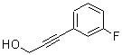 结构式 CAS# 197239-54-6, 3-(3-氟苯基)-2-丙炔-1-醇