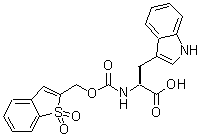 结构式 CAS# 197245-27-5, N-{[(1,1-二氧代-1-苯并噻吩-2-基)甲氧基]羰基}-L-色氨酸