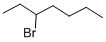 结构式 CAS# 1974-05-6, 3-溴庚烷