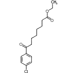 结构式 CAS# 198064-91-4, 乙基8-(4-氯苯基)-8-氧代辛酸酯