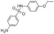结构式 CAS# 19837-75-3, 4-氨基-N-(4-乙氧基苯基)-苯磺酰胺