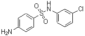 结构式 CAS# 19837-81-1, 4-氨基-N-(3-氯苯基)-苯磺酰胺