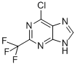 结构式 CAS# 1998-63-6, 6-氯-2-(三氟甲基)-9H-嘌呤