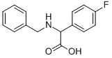 结构式 CAS# 200000-54-0, 4-氟-alpha-[(苯基甲基)氨基]-苯乙酸