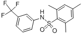 结构式 CAS# 200933-14-8, 2,4,6-三甲基-N-[3-(三氟甲基)苯基]-苯磺酰胺