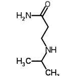 结构式 CAS# 20101-89-7, N<sup>3</sup>-异丙基-beta-丙氨酰胺