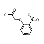 结构式 CAS# 20142-87-4, (2-硝基苯氧基)乙酰氯