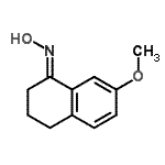 CAS 登录号：20175-97-7， (1E)-N-羟基-7-甲氧基-3,4-二氢-1(2H)-萘亚胺