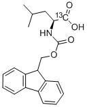 structure of CAS# 202114-53-2, N-[(9H-Fluoren-9-Ylmethoxy)Carbonyl]-L-Leucine-1-13C