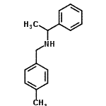 结构式 CAS# 202199-08-4, N-(4-甲基苄基)-1-苯基乙胺