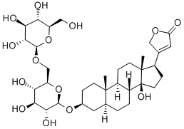 结构式 CAS# 20231-81-6, 乌扎拉苷
