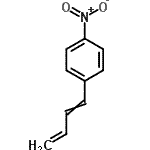 structure of CAS# 20264-89-5, 1-(1,3-Butadien-1-Yl)-4-Nitrobenzene