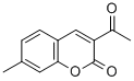 结构式 CAS# 20280-93-7, 3-乙酰基-7-甲基-2H-苯并吡喃-2-酮