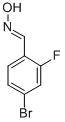 structure of CAS# 202865-64-3, 4-Bromo-2-Fluoro-Benzaldehyde Oxime;4-BROMO-2-FLUOROBENZALDOXIME;4-BROMO-2-FLUOROBENZALDOXINE