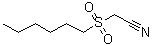 structure of CAS# 203310-42-3, (Hexylsulfonyl)Acetonitrile;N-HEXANESULFONYLACETONITRILE;N-Hexanesulphonylacetonitrile;n-Hexylsulfonylacetonitrile