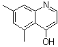 结构式 CAS# 203626-56-6, 5,7-二甲基-4-喹啉醇