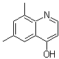 结构式 CAS# 203626-58-8, 6,8-二甲基-4-喹啉醇