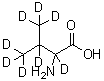 结构式 CAS# 203784-63-8, (2,3,4,4,4,4',4',4'-<sup>2</sup>H<sub>8</sub>)缬氨酸