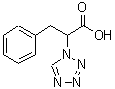 结构式 CAS# 204188-85-2, 3-苯基-2-(1H-四唑-1-基)丙酸
