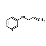 structure of CAS# 204773-12-6, N-Allyl-3-Pyridinamine;3-Pyridinamine,N-2-propenyl-;MFCD09033527;prop-2-enyl-3-pyridylamine