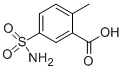 结构式 CAS# 20532-14-3, 2-甲基-5-氨基磺酰基苯甲酸