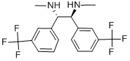 结构式 CAS# 205873-26-3, (1S,2S)-(-)-N,N'-二甲基-1,2-二[3-(三氟甲基)苯基]-1,2-乙二胺