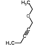 structure of CAS# 20635-10-3, 1-Ethoxy-2-Pentyne;ETHYL 2-PENTYNYL ETHER