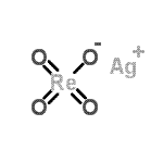 structure of CAS# 20654-56-2, Silver(I) Perrhenate;SILVER PERRHENATE;Silver(I) perrhenate;464694_ALDRICH
