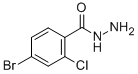 结构式 CAS# 206559-39-9, 4-溴-2-氯-苯甲酰肼