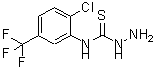 结构式 CAS# 206559-51-5, N-[2-氯-5-(三氟甲基)苯基]肼基硫代甲酰胺