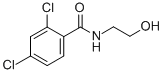 structure of CAS# 20656-08-0, 2,4-Dichloro-N-(2-Hydroxyethyl)Benzamide;Oprea1_682831;St042103;Zinc02508536