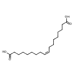 结构式 CAS# 20701-68-2, (9Z)-9-十八碳烯二酸
