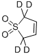 structure of CAS# 20966-34-1, Butadiene-2,2,5,5-D4 Sulfone;2,5-Dihydrothiophene-1,1-Dioxide;Inchi=1/C4h6o2s/C5-7(6)3-1-2-4-7/H1-2H,3-4H;Thiophene, Dihydro-, 1,1-Dioxide
