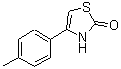 结构式 CAS# 2103-90-4, 4-(4-甲基苯基)-1,3-噻唑-2(3H)-酮