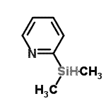 structure of CAS# 21032-48-4, 2-(Dimethylsilyl)Pyridine