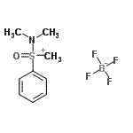 structure of CAS# 21077-81-6, (Dimethylamino)Methylphenyloxosulfoniumtetrafluoroborate;(Dimethylamino)methylphenyloxosulfonium tetrafluoroborate;(Dimethylamino)methylphenyloxosulfoniumtetrafluoroborate;MFCD08741486