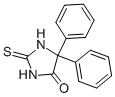 structure of CAS# 21083-47-6, 5,5-Diphenyl-2-Thiohydantoin;Zinc00404380;5,5-Diphenyl-2-Thioxoimidazolidin-4-One;5-24-08-00403 (Beilstein Handbook Reference)