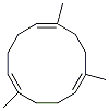 structure of CAS# 21115-77-5, 1,5,10-Trimethylcyclododeca-1,5,9-Triene;1,5,10-Trimethylcyclododeca-1,5,9-Triene;St5445864;1,5,9-Cyclododecatriene, 1,5,10-Trimethyl-
